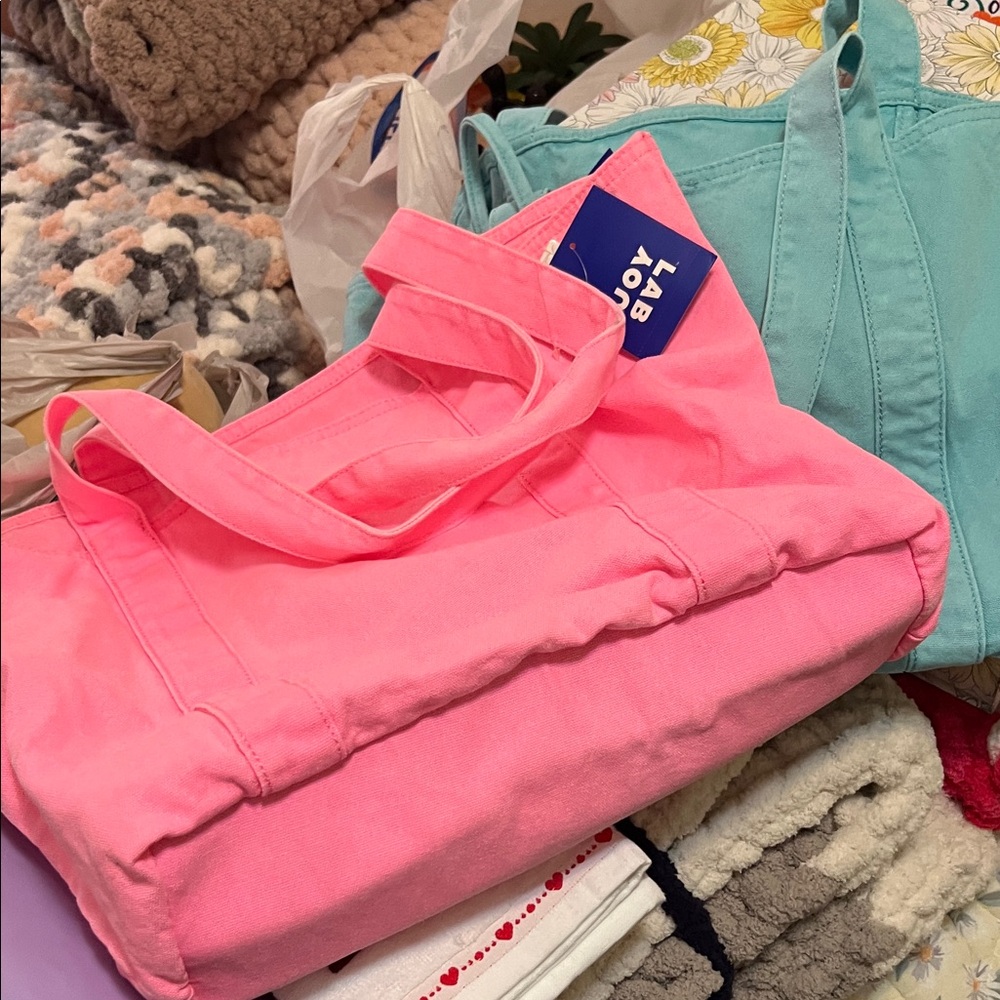 Pink Tote Bag